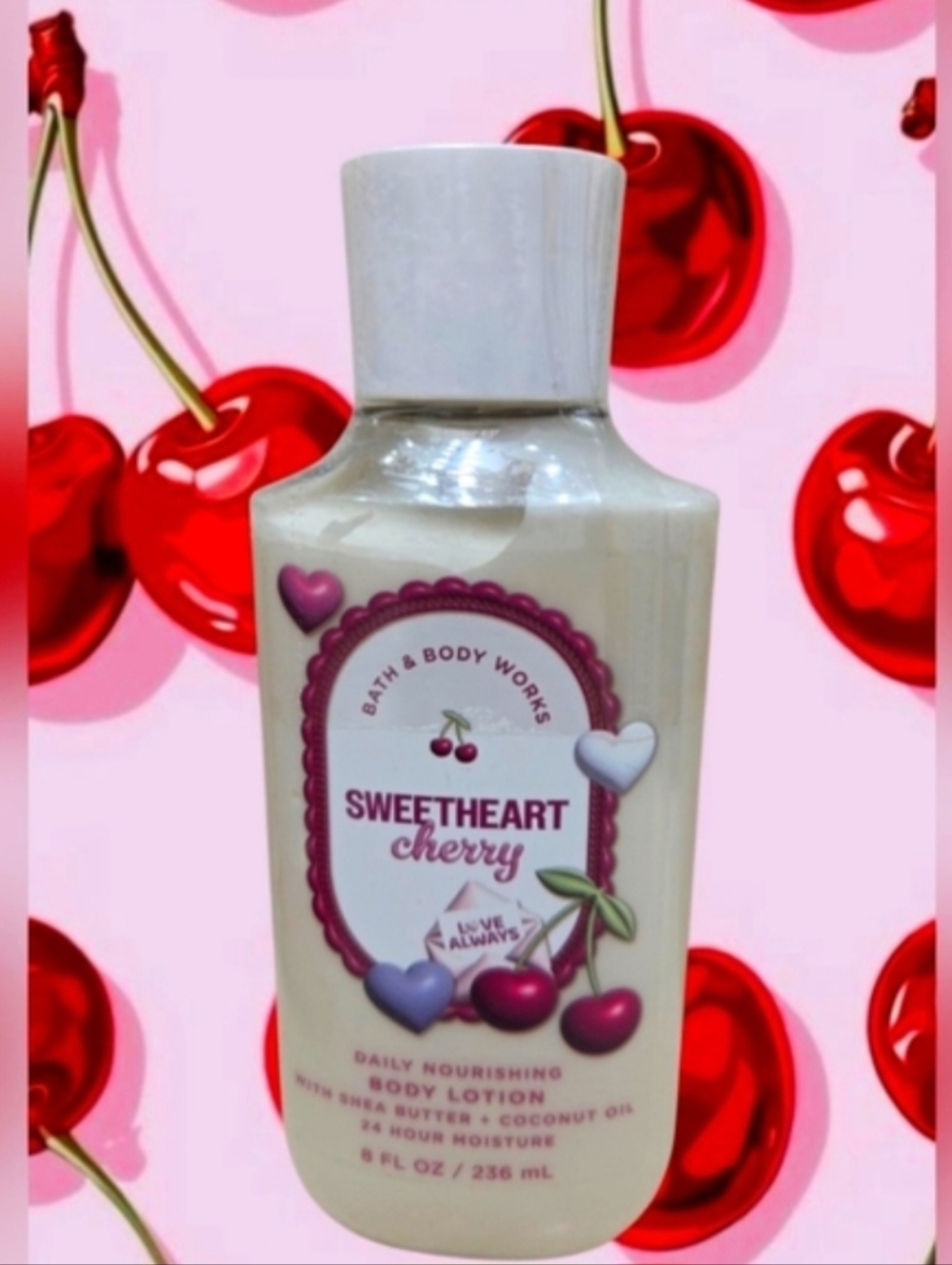 Bath & Body Works Sweetheart Cherry Body Lotion 8oz Sealed Made w/ Shea butter